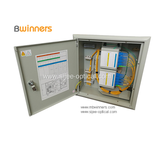 Wall Mounted Fiber Optic Distribution Box 1X32 Splitter